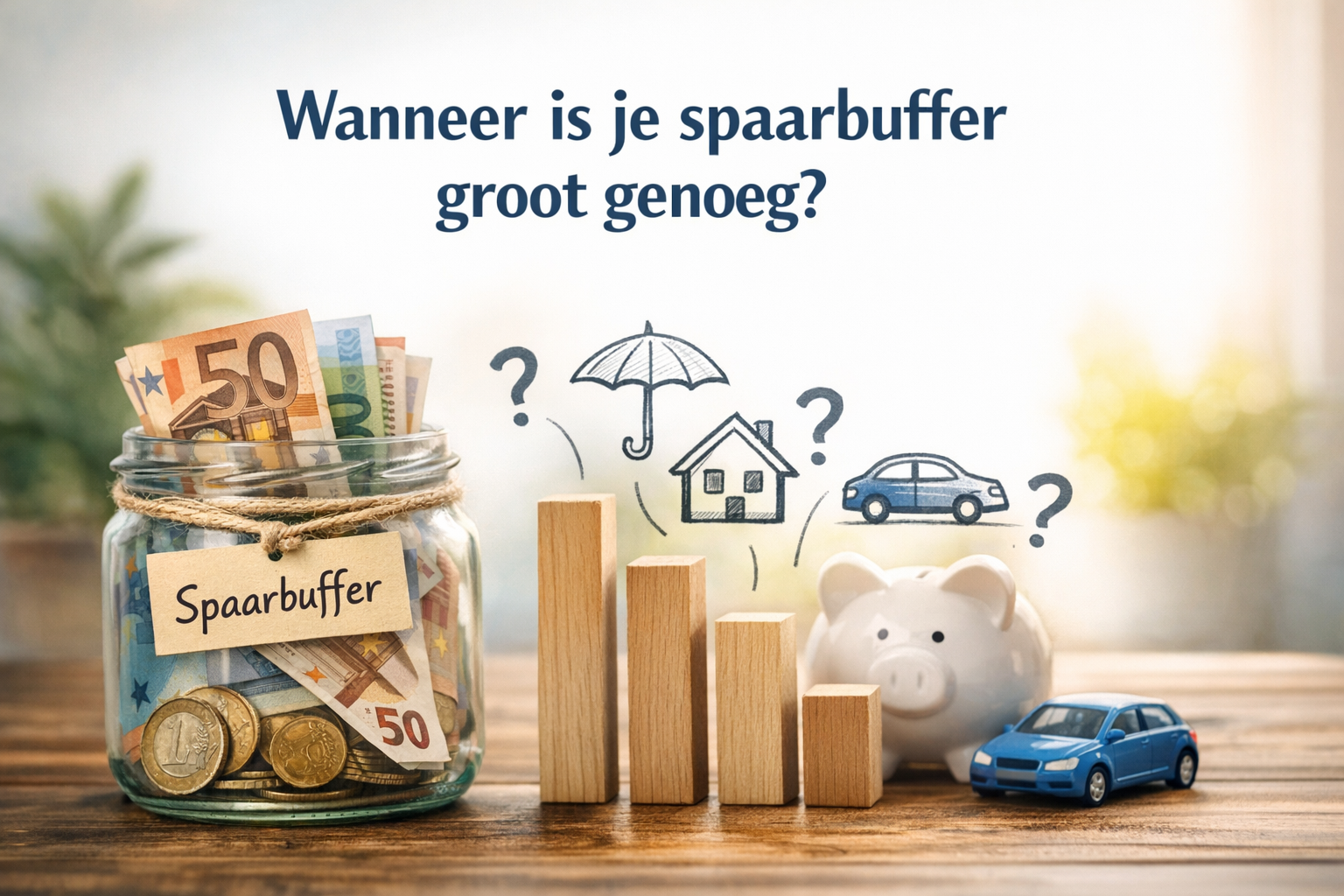 Wanneer is je spaarbuffer groot genoeg?