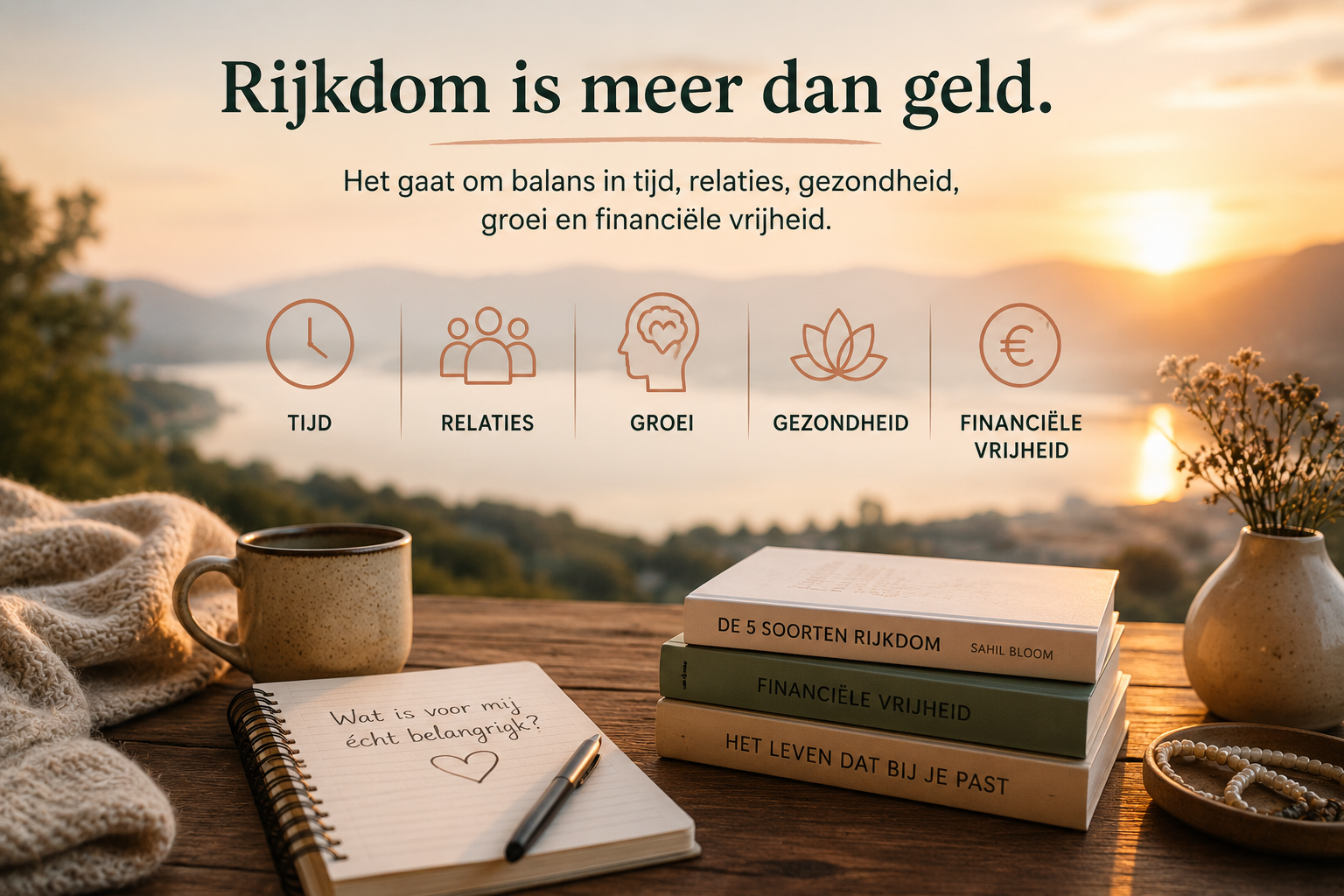 Kun je rijk zijn zonder veel geld op je rekening te hebben?